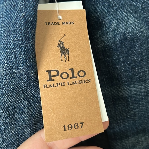 Polo Ralph Lauren Denim Jacket Men’s Small Riders Moto Jean - Picture 3 of 7